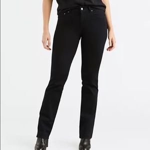 LEVI’S 505 black straight denim jeans size 27